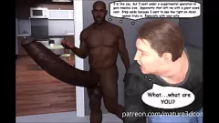 Reproducir BBC Polla enorme en el trío de fantasía cornudo de Hotwife
