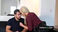 Play Busty Blonde Nina Elle Can't Resist Her Step Son's Dick