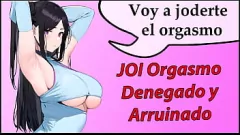 Jouer Joi: Orgasme ruiné et refusé avec un éjaculation chaude