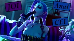 Play Listen to Jinx's Audio JOI as she begs for your anal and CEI submission in this wild hentai adventure