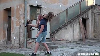 Play The blonde was taken from the audience and fucked in an abandoned building