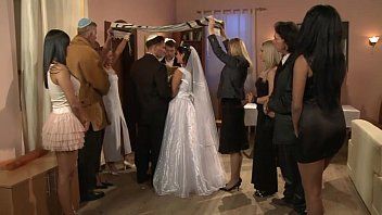 Play Fuck the bride fucked after the wedding by those who kidnap her